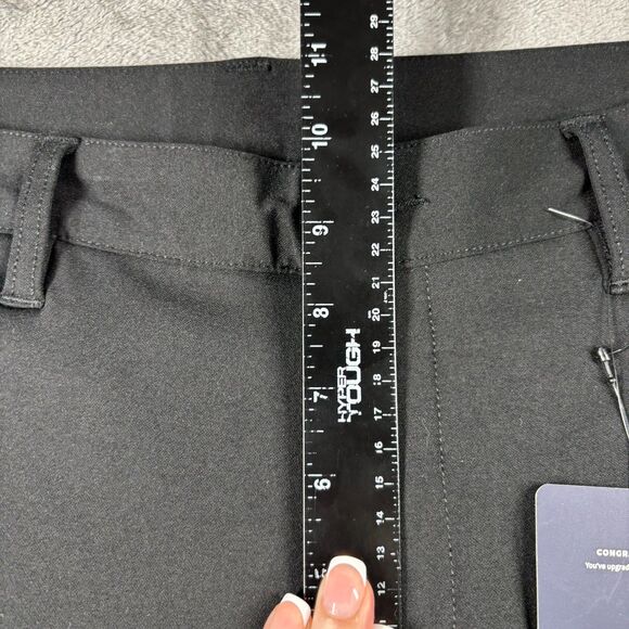 BYLT Women NWT Everyday Pant 2.0 Premium Basics Straight Fit Black Large D158 - Picture 6 of 11